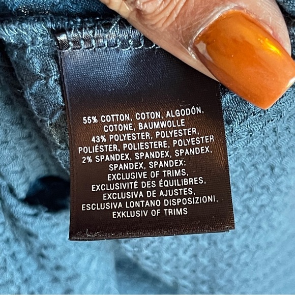 DELETTA | Teal Sleeveless Peplum Blouse Sz XS - Picture 6 of 7